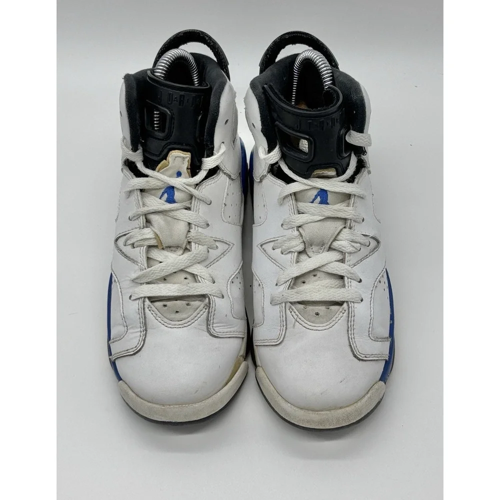 Nike Air Jordan Retro 6 BG GS Sport‎ Blue 384665 107 For Restoration Only